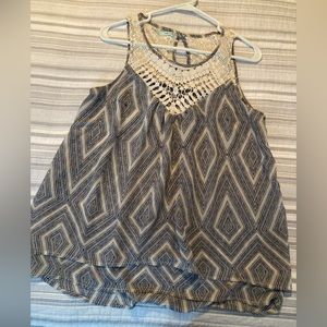 Maurices lace tank top